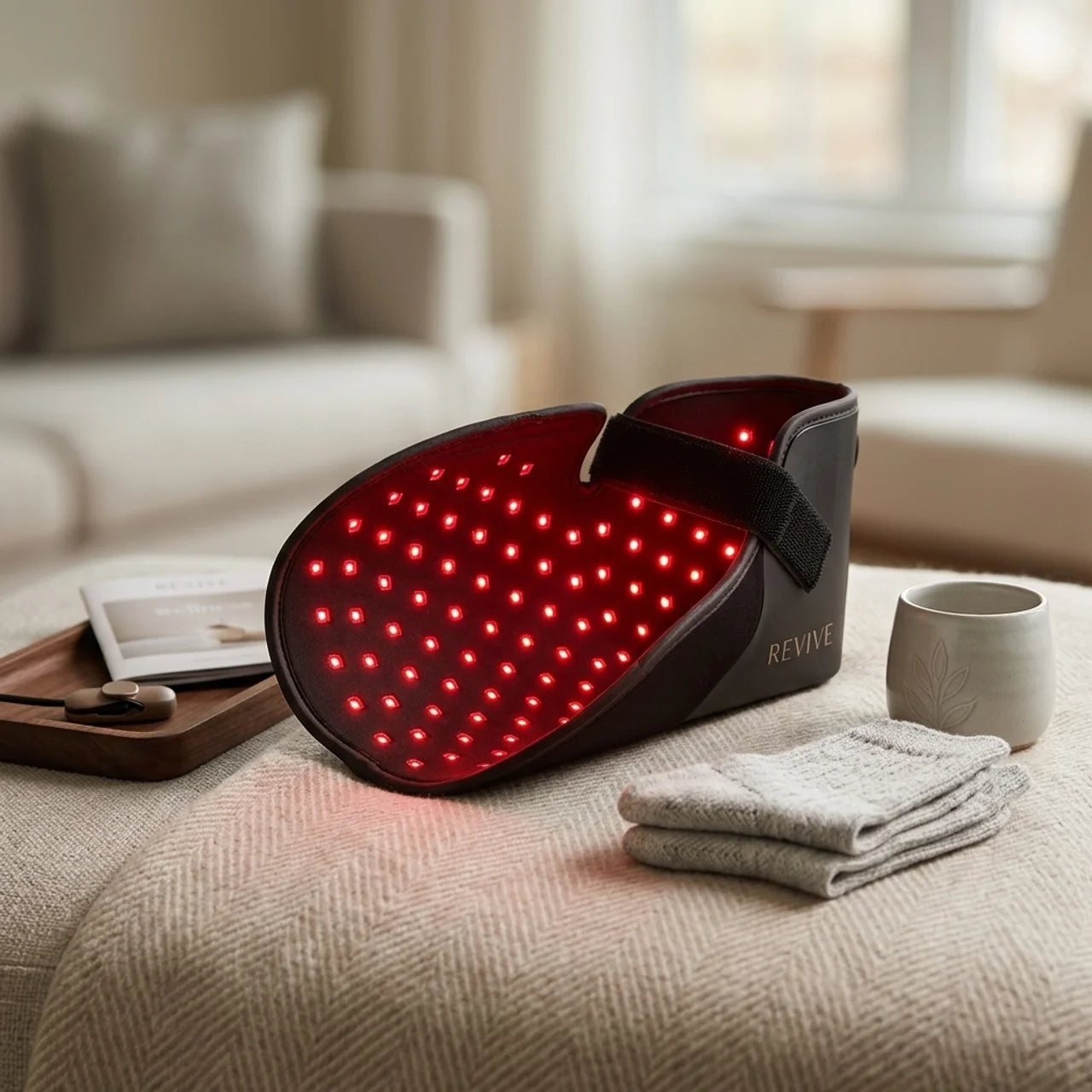 Kalmiva Restore™ – Red Light Therapy Foot Wrap